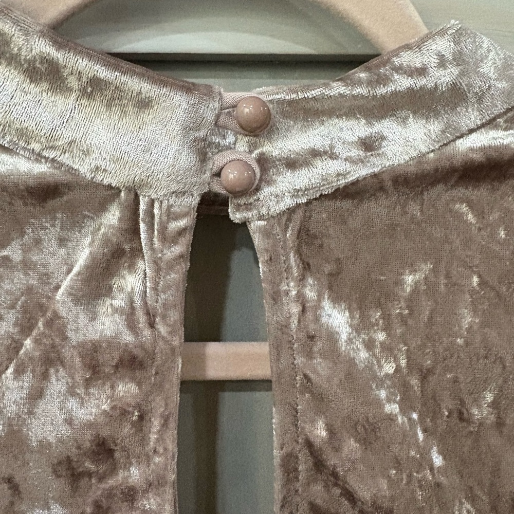 Vintage Havana Taupe Velvet Tank Top - Picture 5 of 6